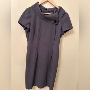 Tahari Arthur S. Levine Classic Purple Mini Dress Size 10